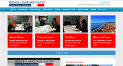 Desktop Screenshot of frenchlanguagesalon.com